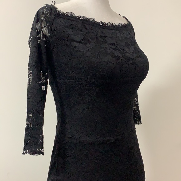 NWT Guess Off Shoulder Lace Dress - Picture 7 of 8